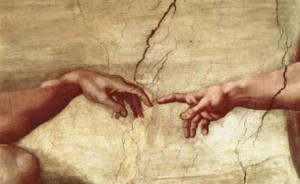 Michelangelo's painting, Creation of Adam