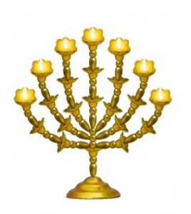 golden lampstand